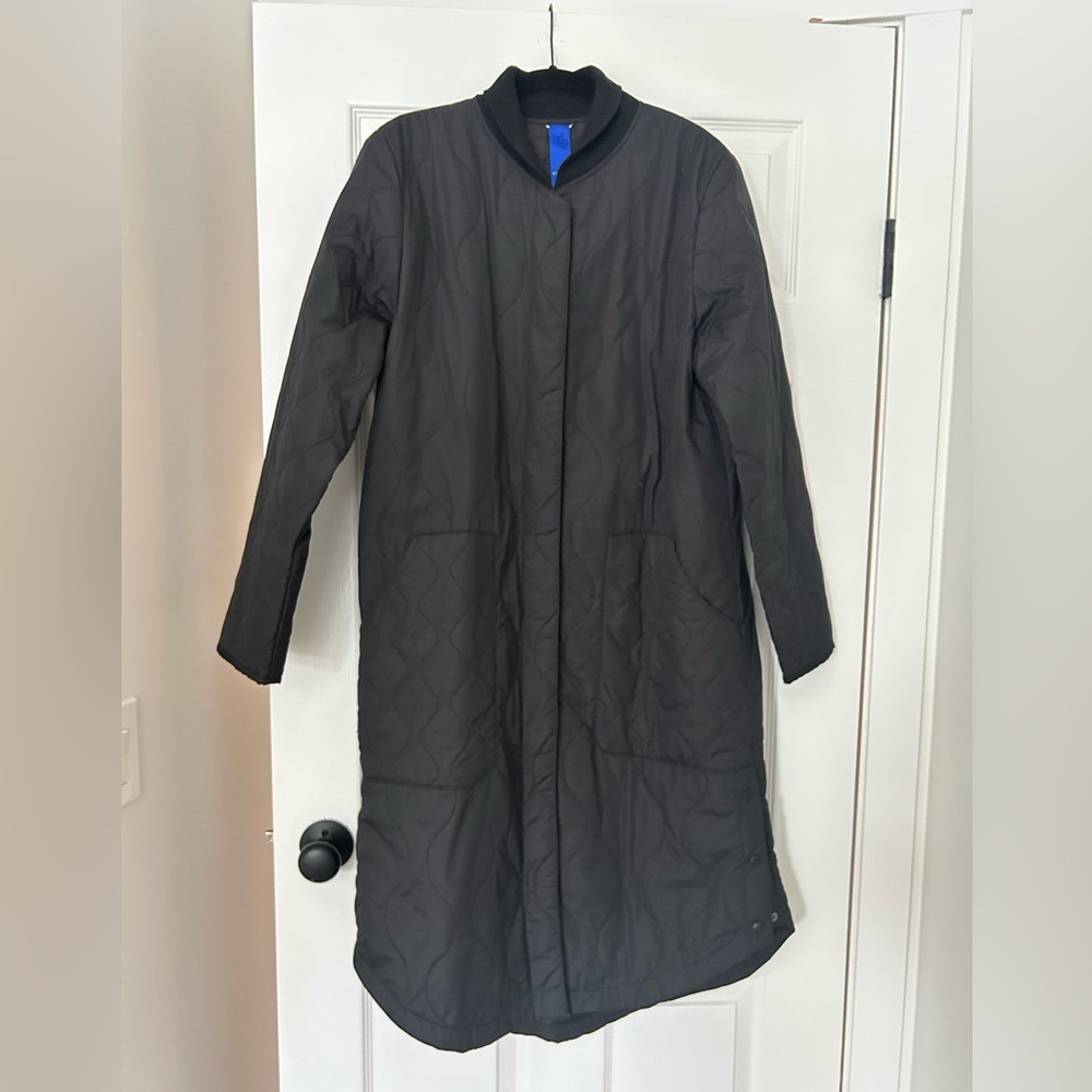 Kit and ace 
Matt light quilted trench